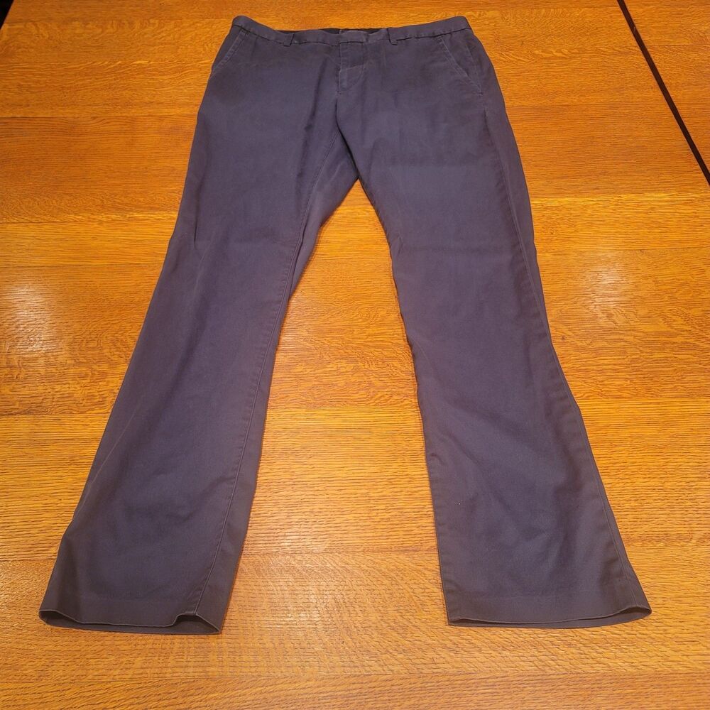 Bonobos Monday Pants Chinos Tailored Mens 34/34 Navy Blue